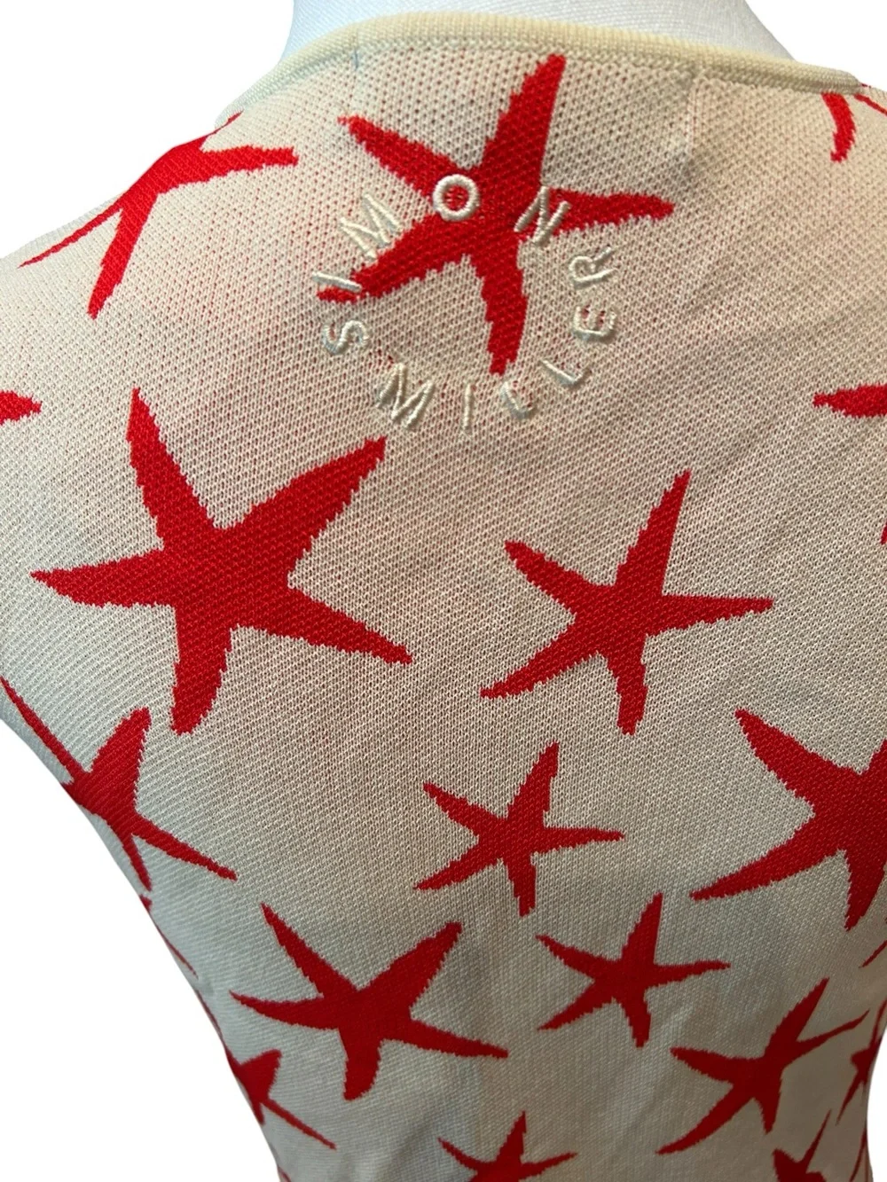 SIMON MILLER Axon Sleeveless Mini Stars Dress Size Medium - Picture 5 of 8